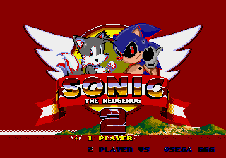 Sonic 2 EXE Title Screen